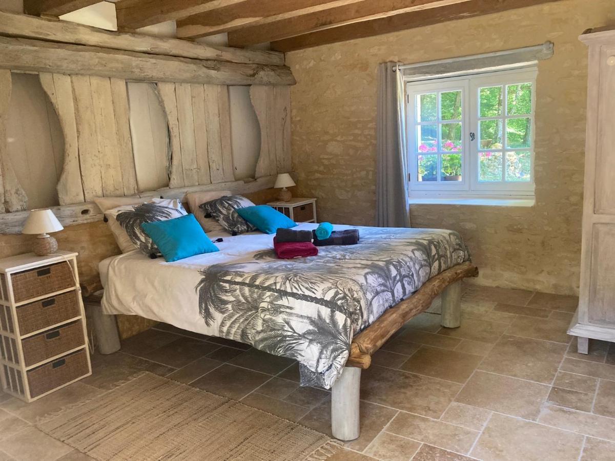 Logis Des 4 Fees Et Son Bain Nordique Villa Sainte-Nathalène Exteriör bild