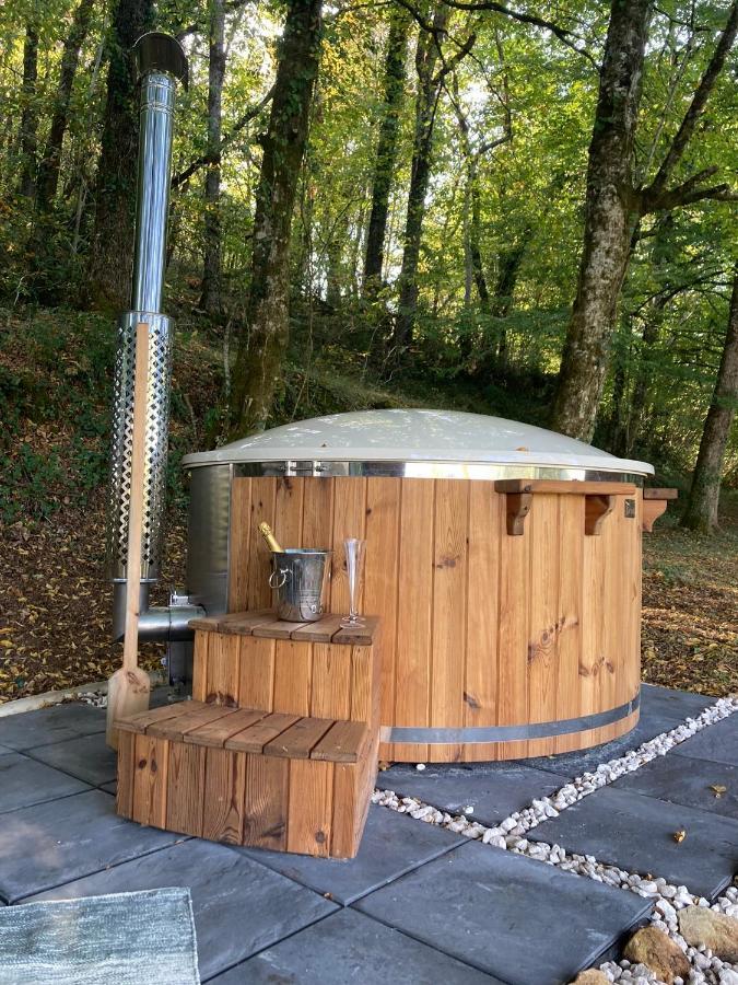 Logis Des 4 Fees Et Son Bain Nordique Villa Sainte-Nathalène Exteriör bild